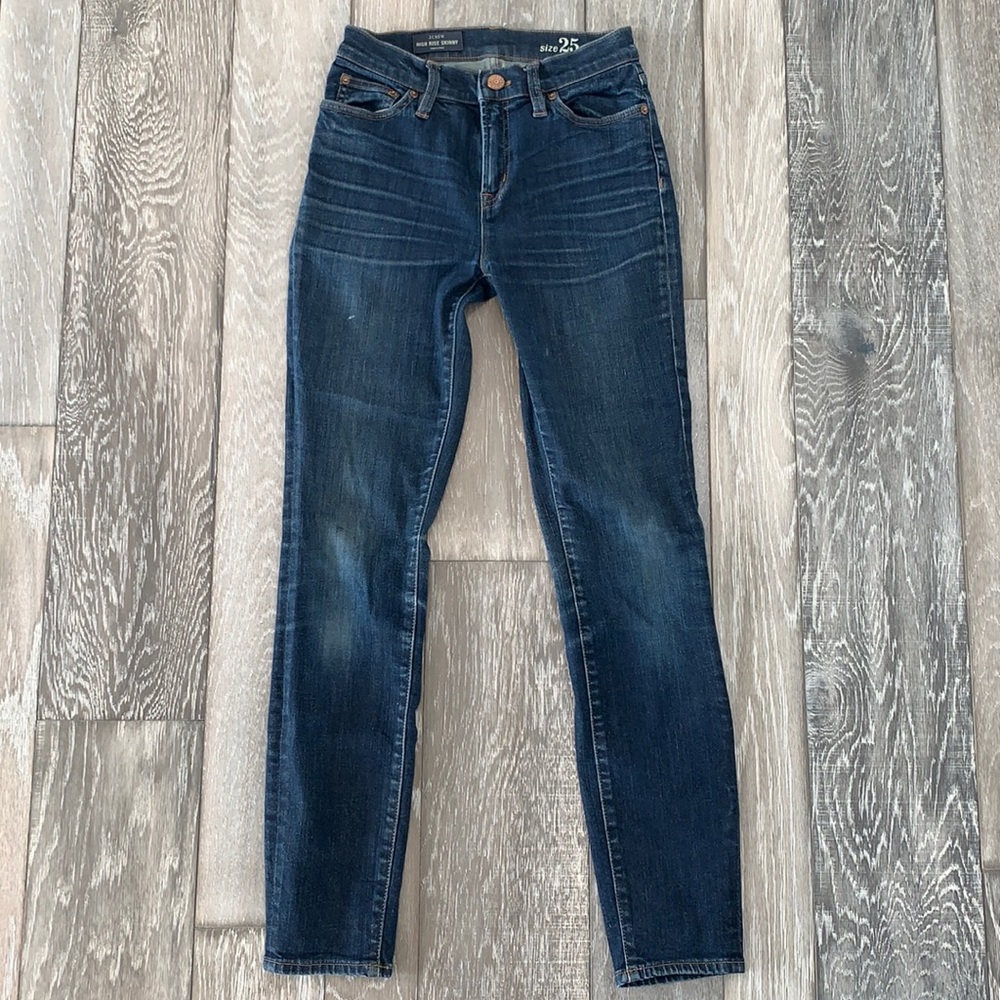 J. Crew j crew high rise skinny jeans